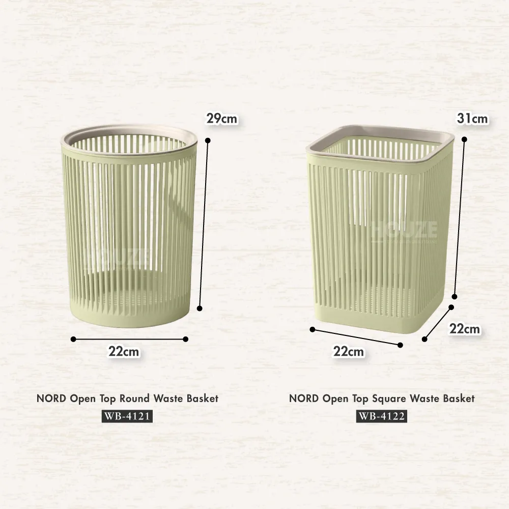 Nord - Open Top Waste Basket (Round | Square)