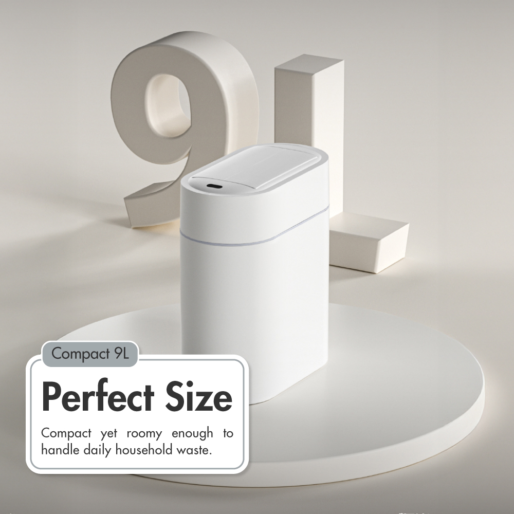 [HOUZE] 'Node' 9L Smart Sensor with Automatic Bagging Bin | 