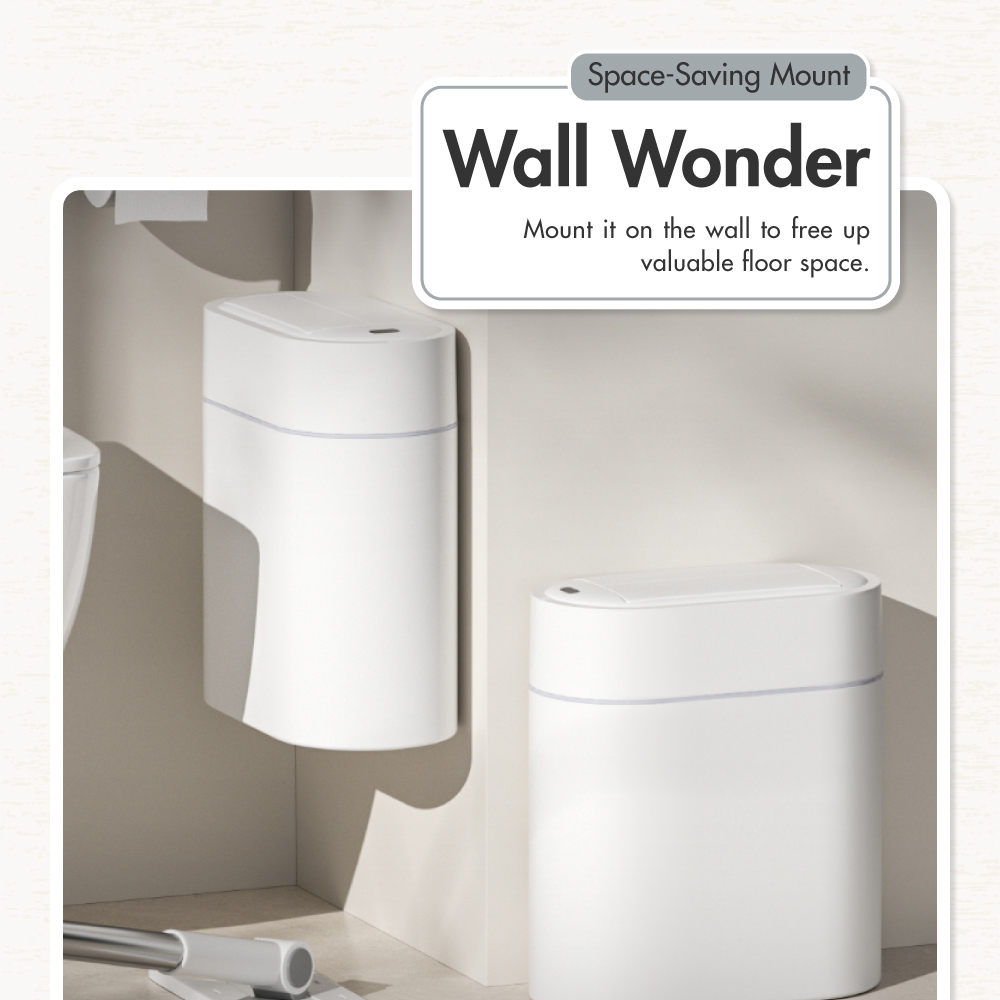 [HOUZE] 'Node' 9L Smart Sensor with Automatic Bagging Bin | 
