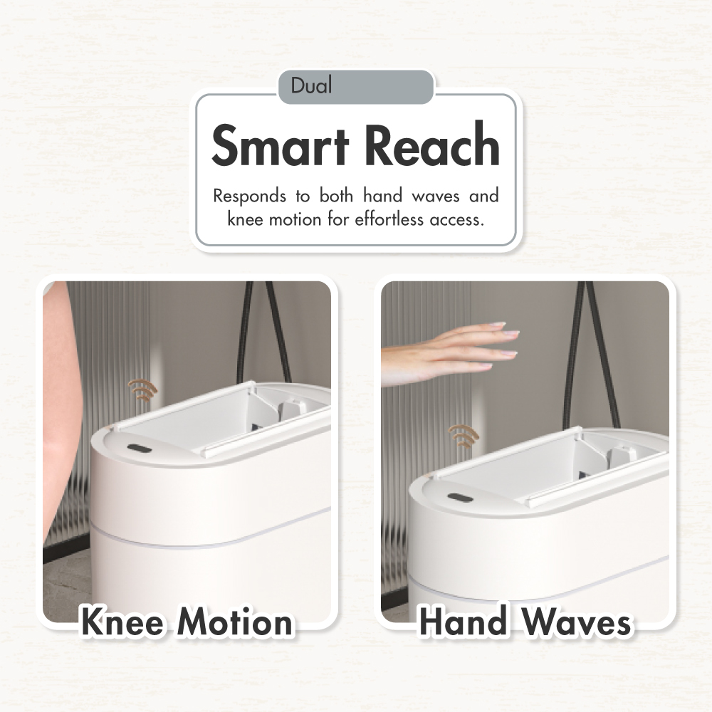[HOUZE] 'Node' 9L Smart Sensor with Automatic Bagging Bin | 