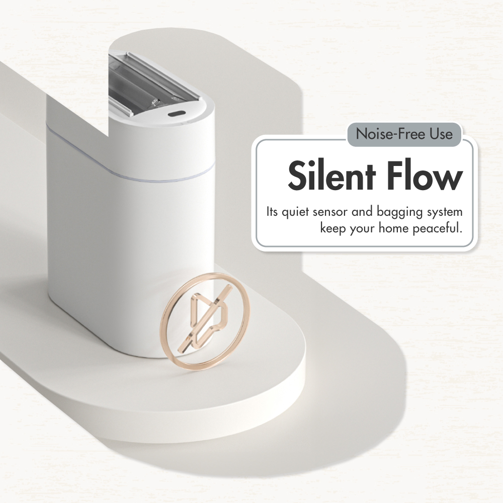 [HOUZE] 'Node' 9L Smart Sensor with Automatic Bagging Bin | 