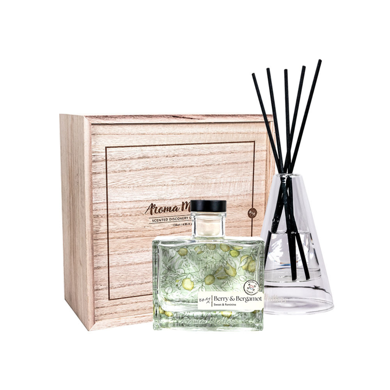 Aroma Matters - Berry & Bergamot Scented Discovery Diffuser Box (120ml)