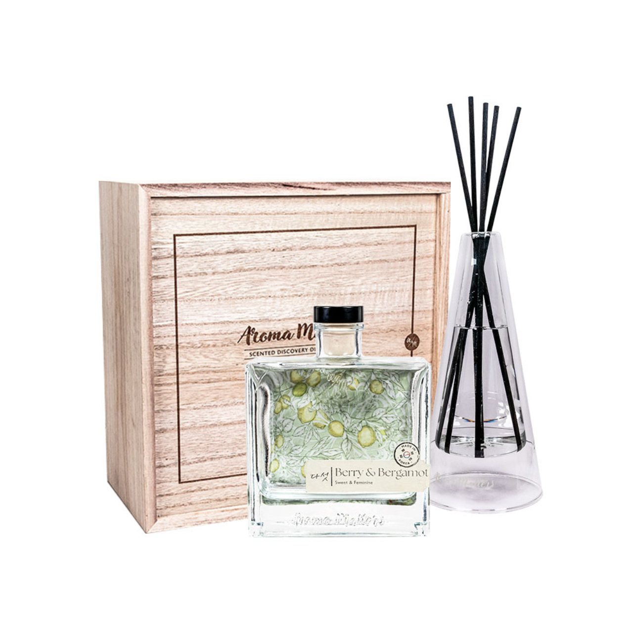 Aroma Matters - Berry & Bergamot Scented Discovery Diffuser Box (250ml)