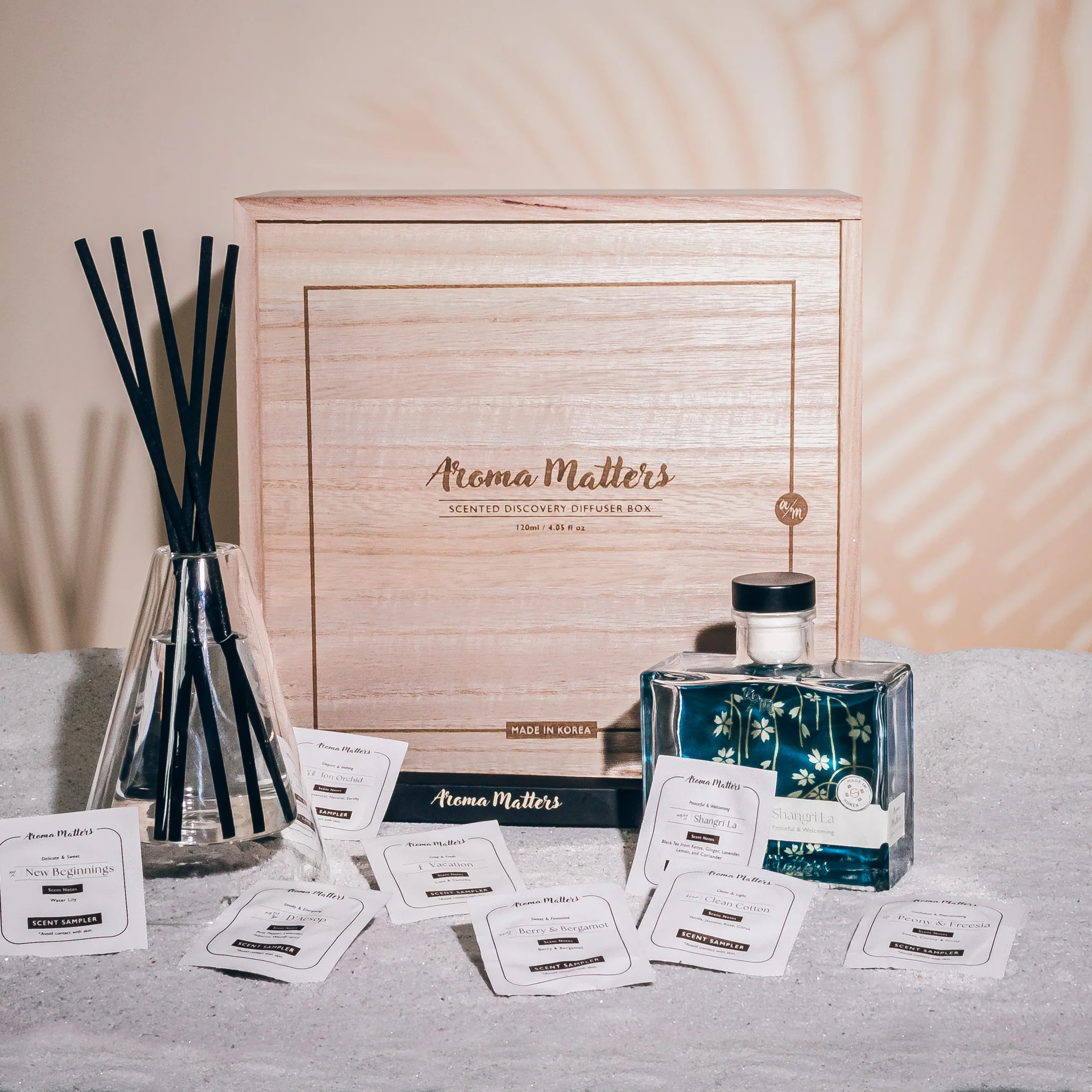 Aroma Matters - Shangri La Scented Discovery Diffuser Box (120ml)