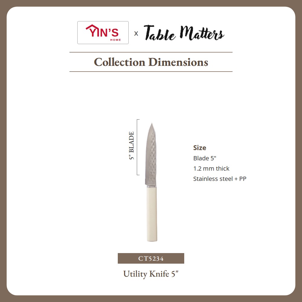 [Table Matters] Yin’s 4-Piece Kitchen Knife Set with Scissors | Cooking & Food Prep Set