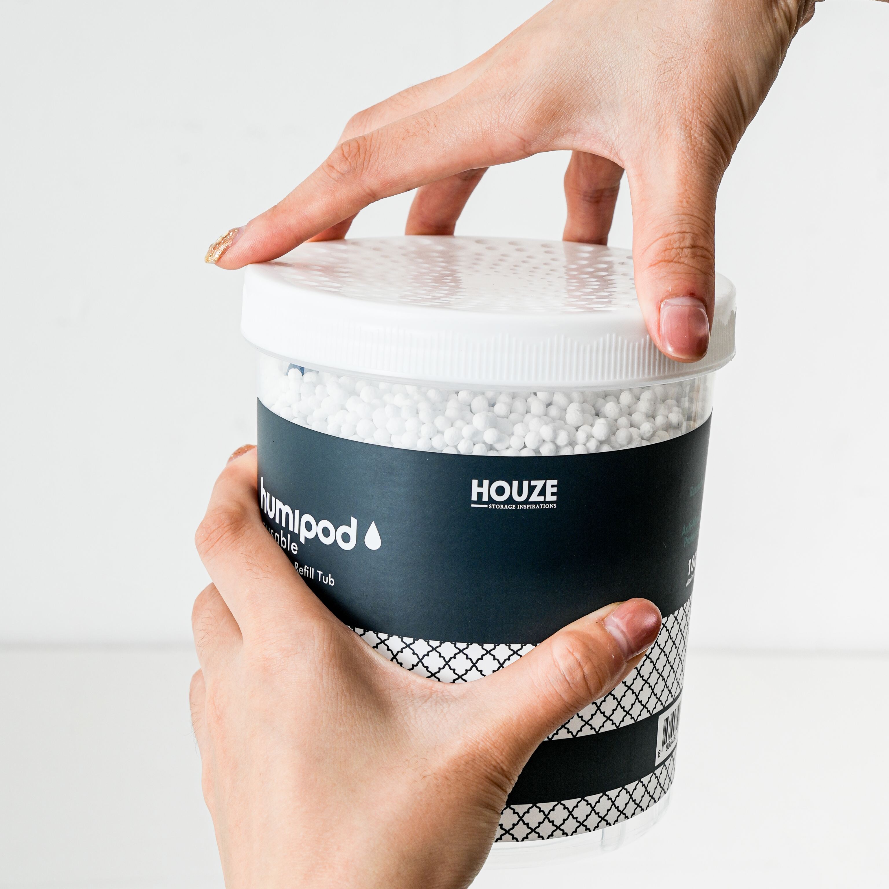 HOUZE - Humipod - Reusable 1000ml Dehumidifier Refill Tub - Pack of 4