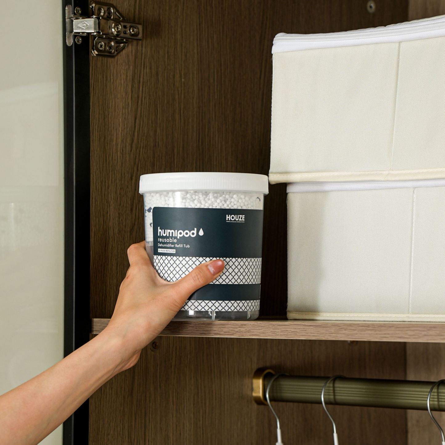 HOUZE - Humipod - Reusable 1000ml Dehumidifier Refill Tub - Pack of 4