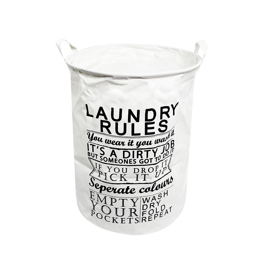 HOUZE - Laundry Bag (Large) - Laundry Rules - HOUZE - The Homeware Superstore