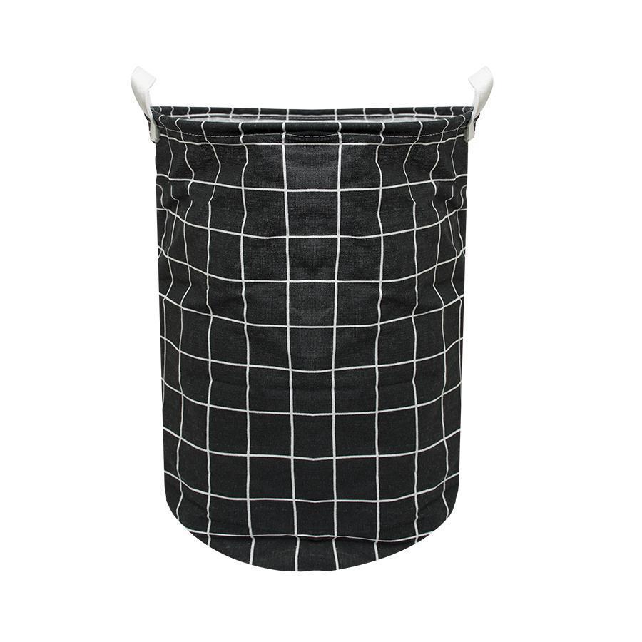 HOUZE - Laundry Bag (Small) - Black Checkers - HOUZE - The Homeware Superstore