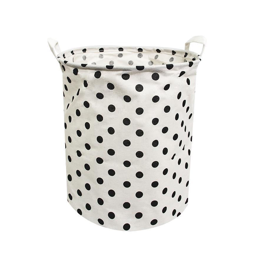 HOUZE - Laundry Bag (Small) - Black Polka Dots - HOUZE - The Homeware Superstore