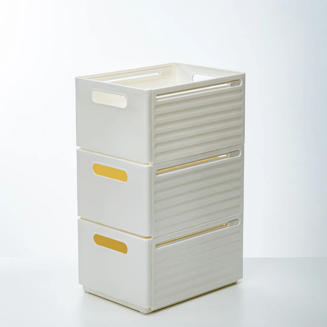 HOUZE - 'HUTCH' Retract & Fold Storage Box - Small | Medium | Large - Storage | Space Saver | Organizer