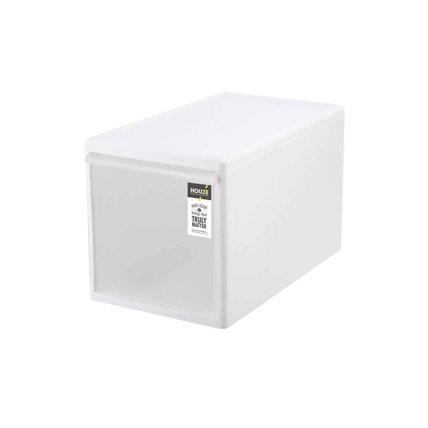 HOUZE Krusty Square Single Tier (Dim: 26x46x27cm) - HOUZE - The Homeware Superstore