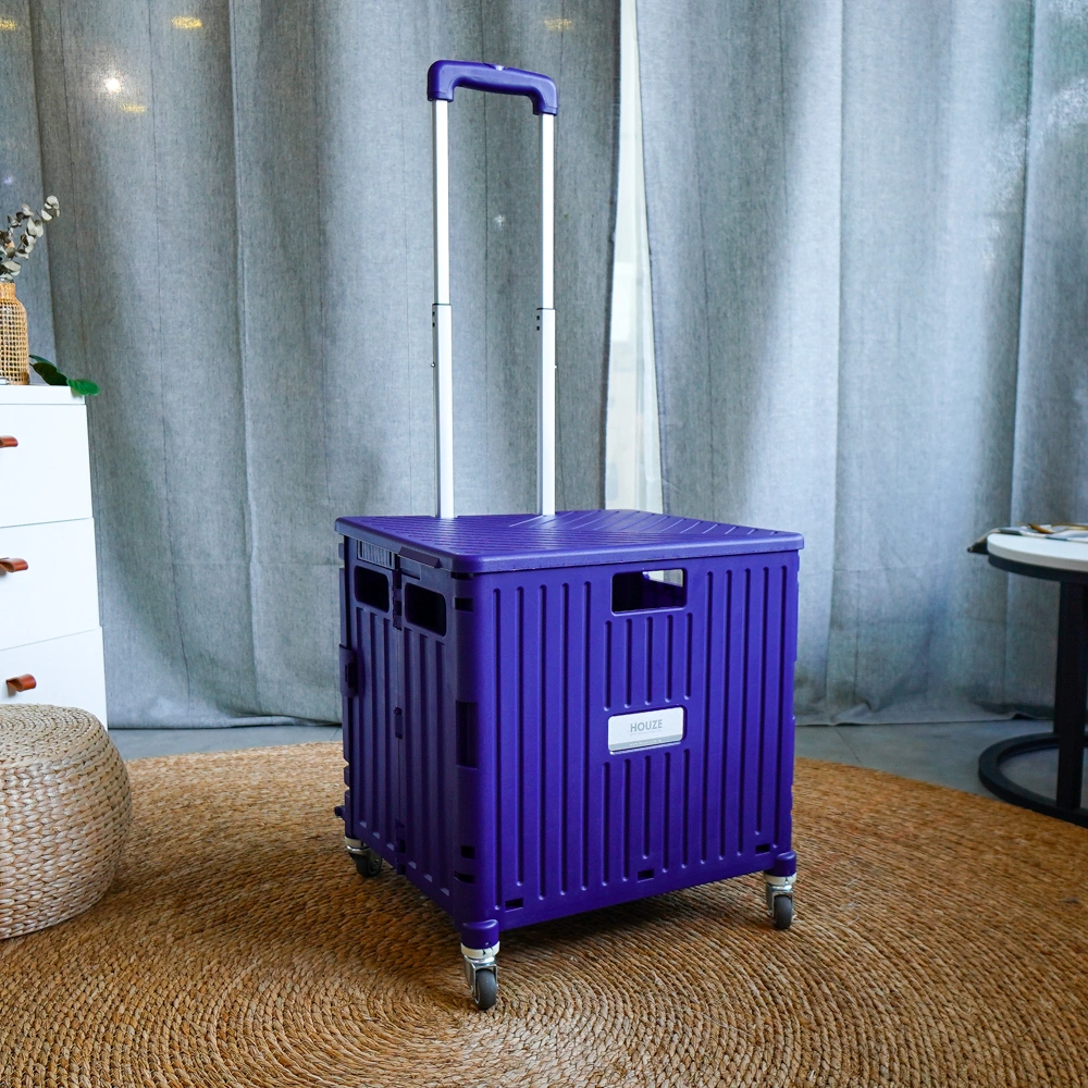 HOUZE - 'MOVEET' Foldable Shopping Trolley - 4 Colors