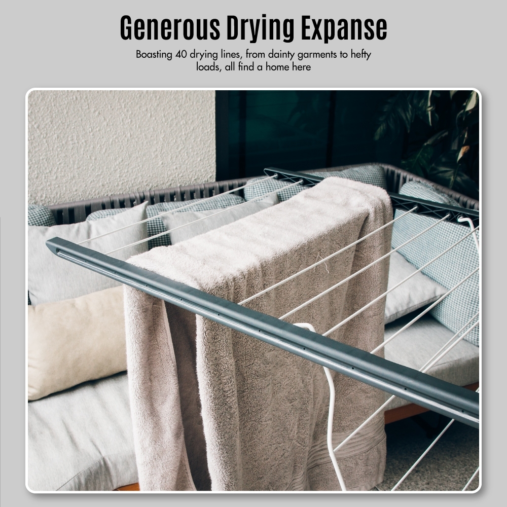 Shopee x HOUZE 3PCS Premium Laundry Rack Brand Box SGD71 (Worth SGD200)-3 PCS