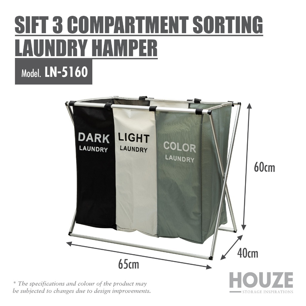 Shopee x HOUZE 3PCS Premium Laundry Rack Brand Box SGD71 (Worth SGD200)-3 PCS