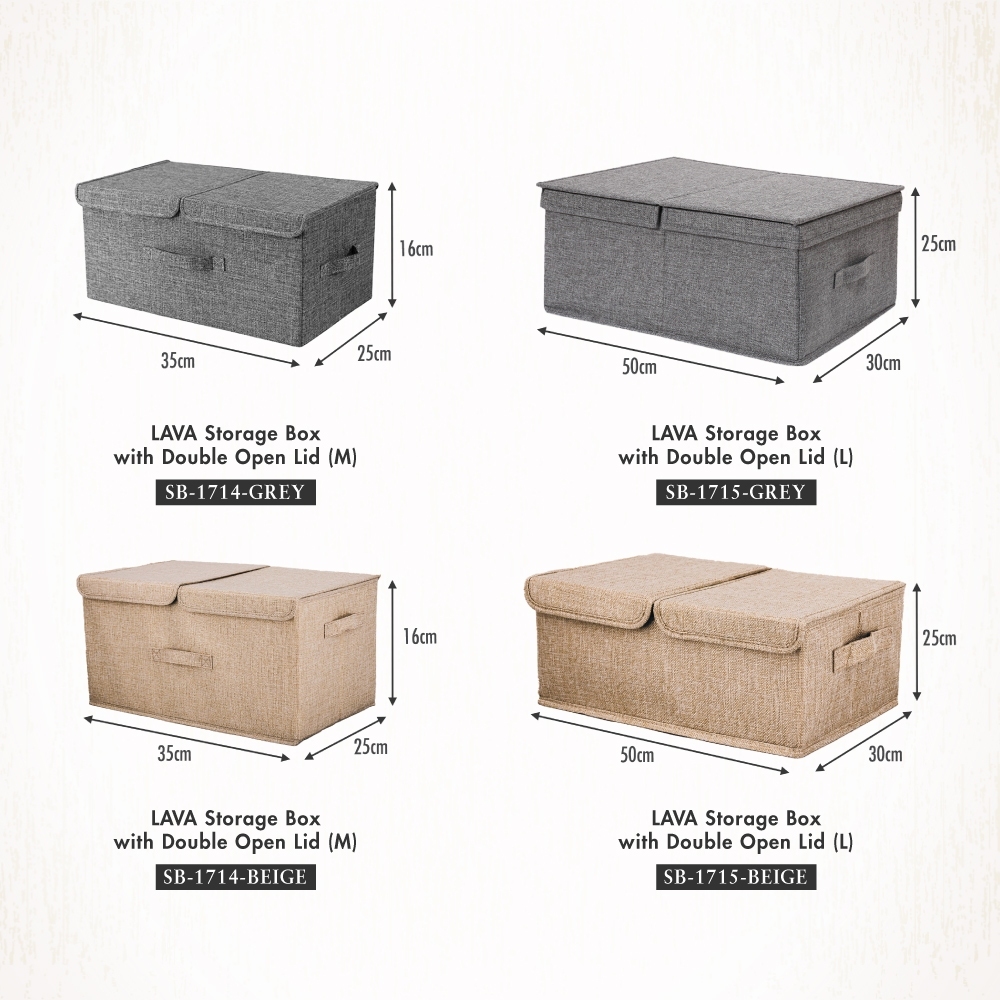 HOUZE Bundle - 2PCS Double Open Storage Set SGD21 (Worth SGD100)