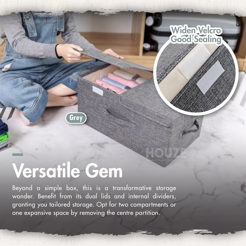 HOUZE Bundle - 2PCS Double Open Storage Set SGD21 (Worth SGD100)