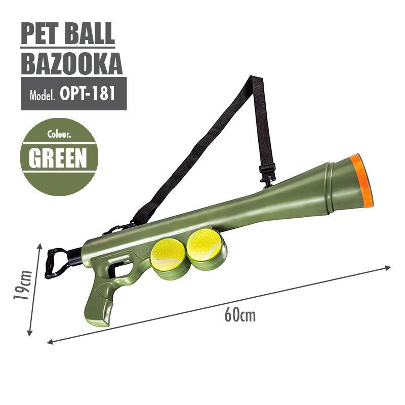 Pet Ball Bazooka (Green) - HOUZE - The Homeware Superstore