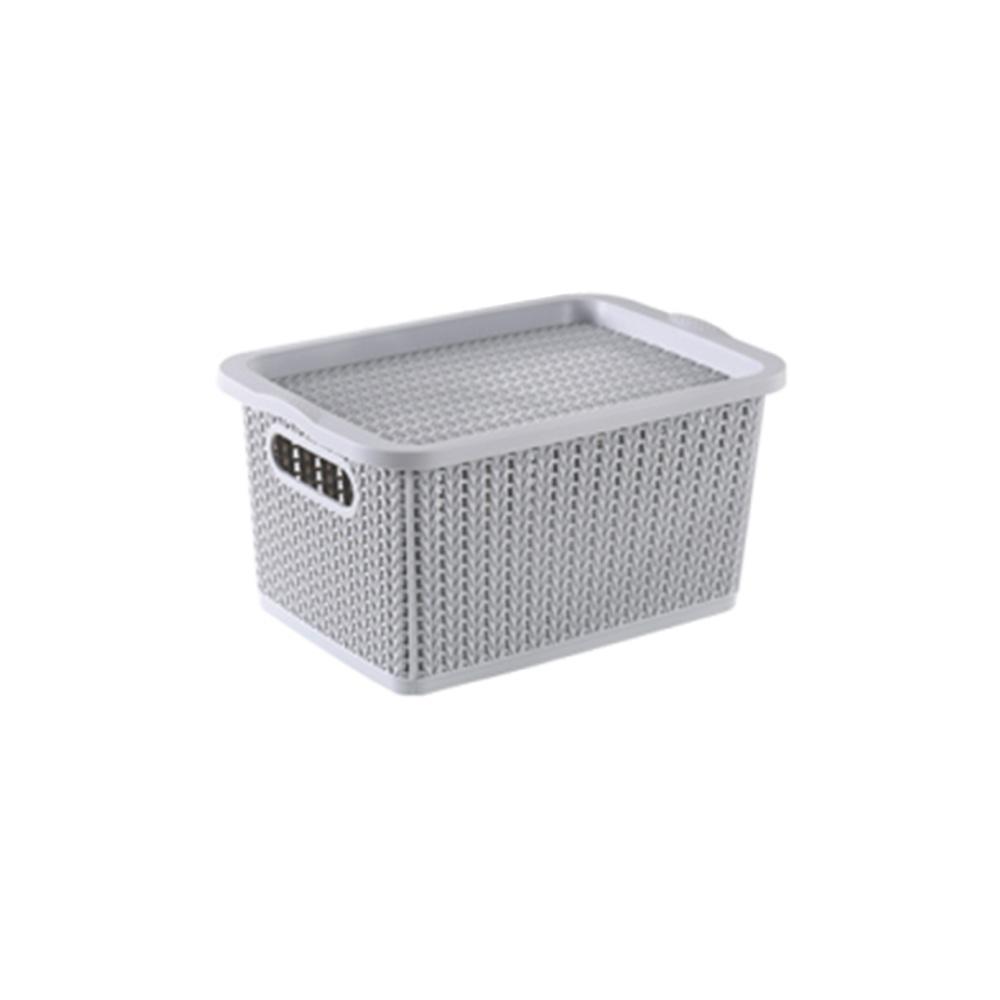 HOUZE Braided Storage Basket with Lid (Small) - HOUZE - The Homeware Superstore