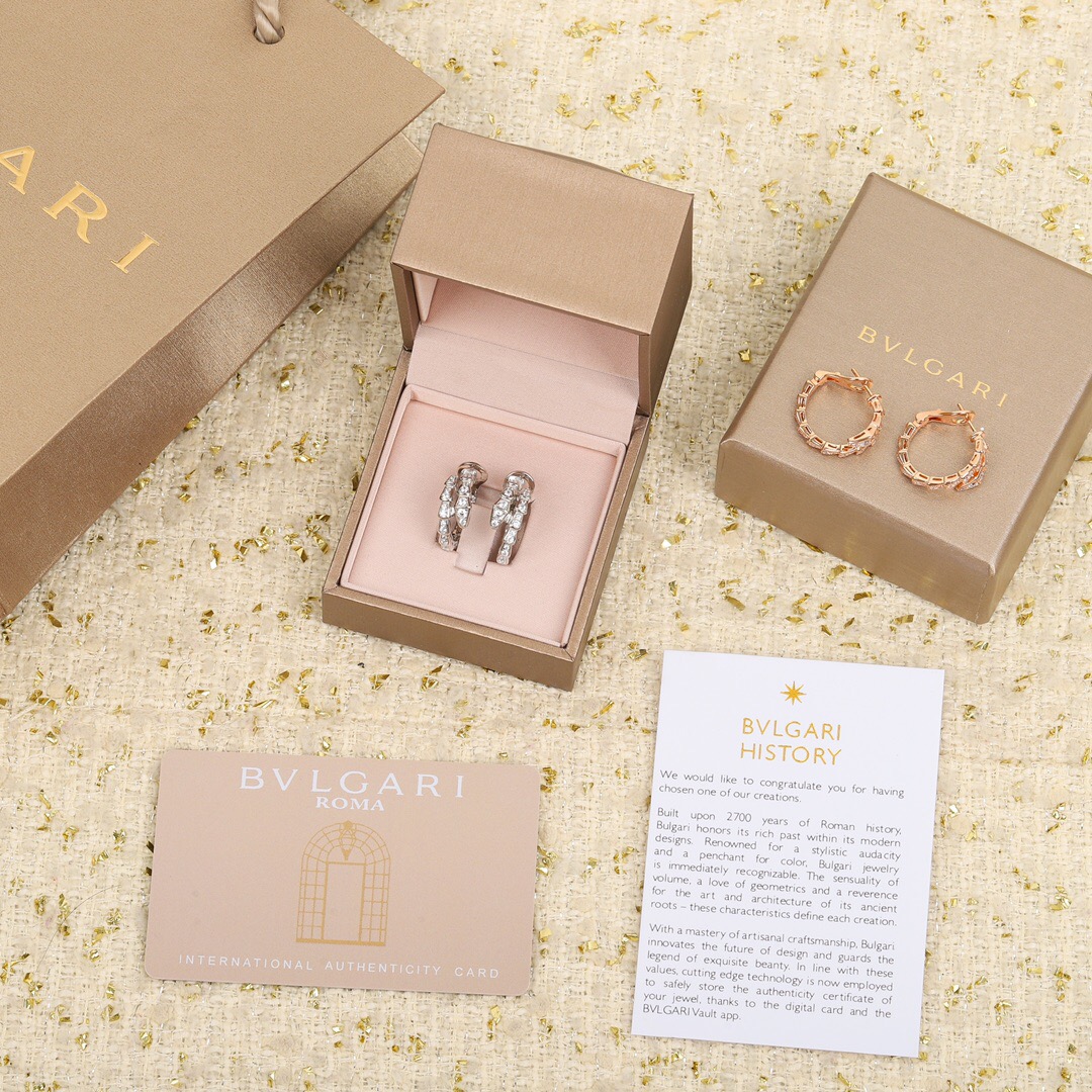 【ブルガリ】ピアス  1018-2-3