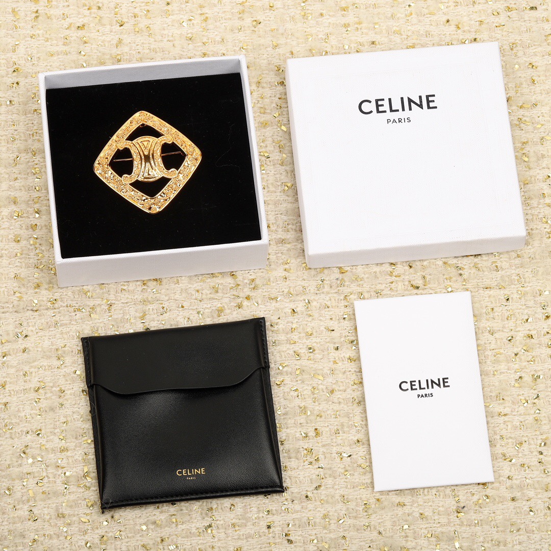 【セリーヌ】ブローチ・コサージュ 1021-3-6