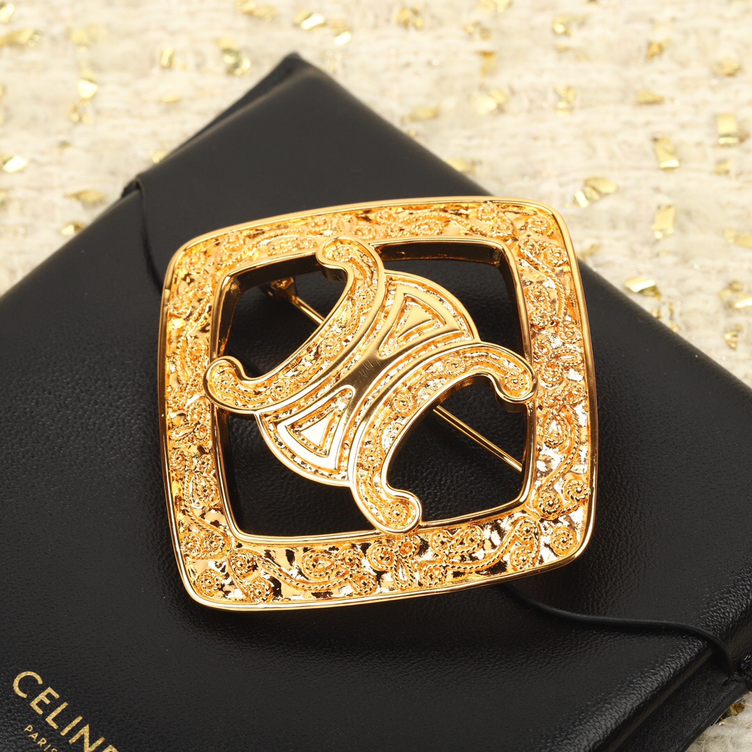 【セリーヌ】ブローチ・コサージュ 1021-3-6