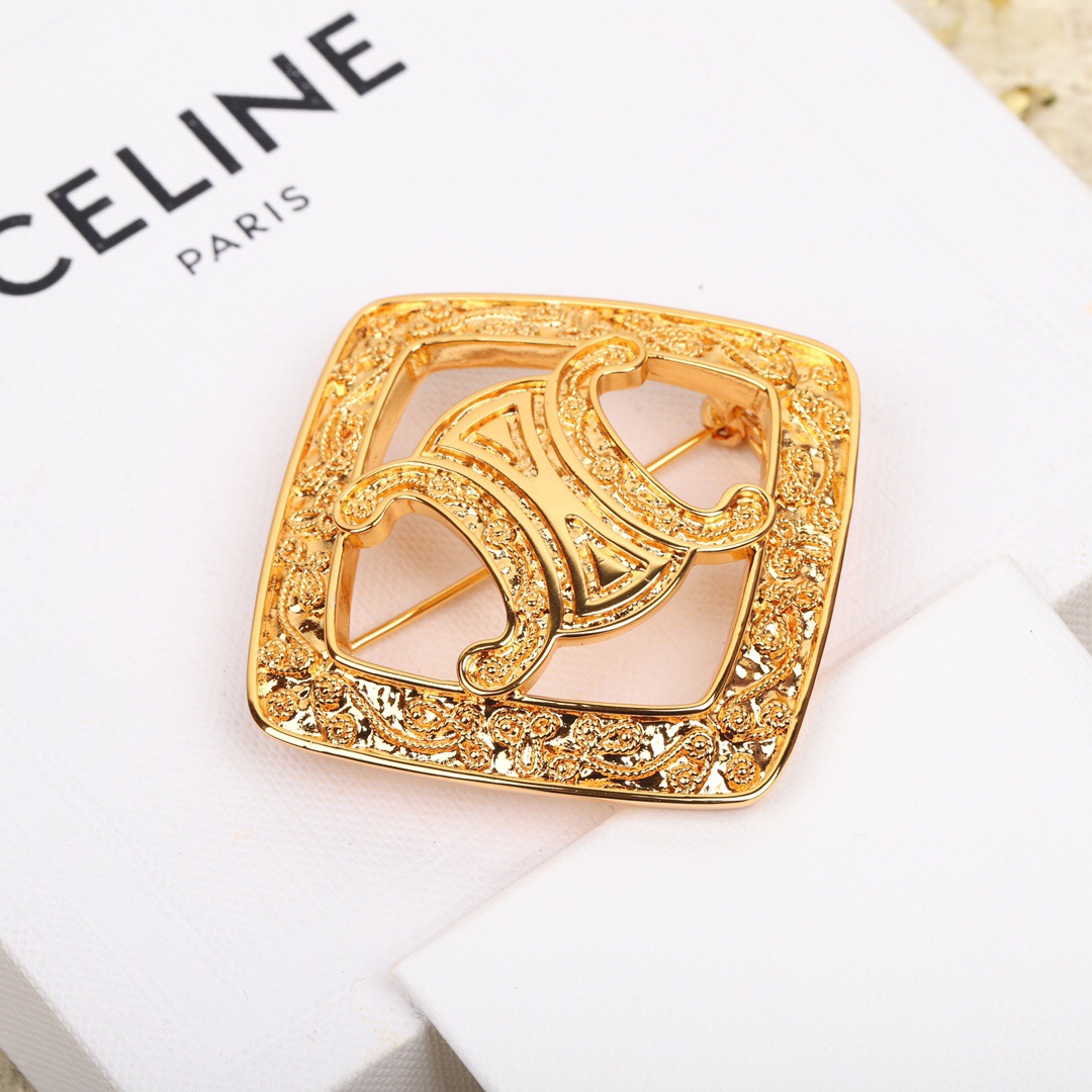 【セリーヌ】ブローチ・コサージュ 1021-3-6