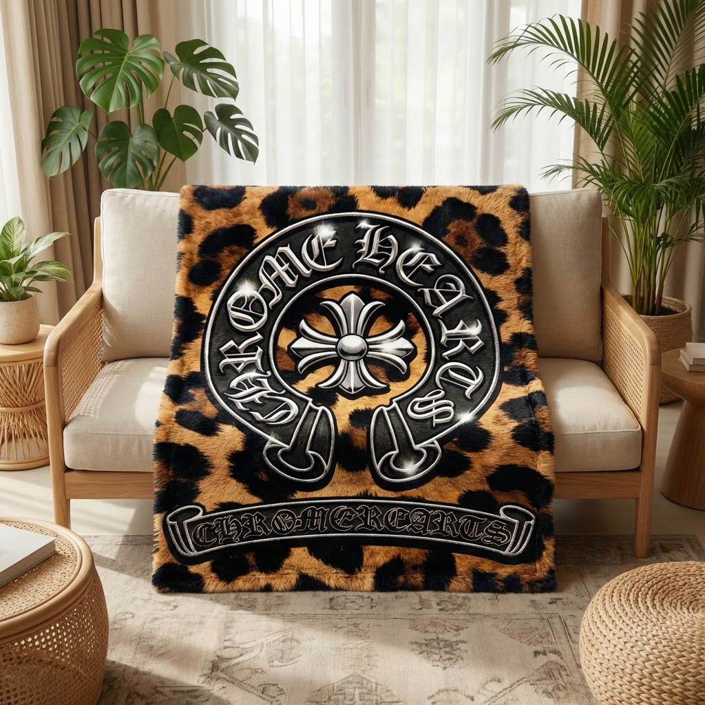 【クロムハーツ】 ブランケット毛布 260204-12