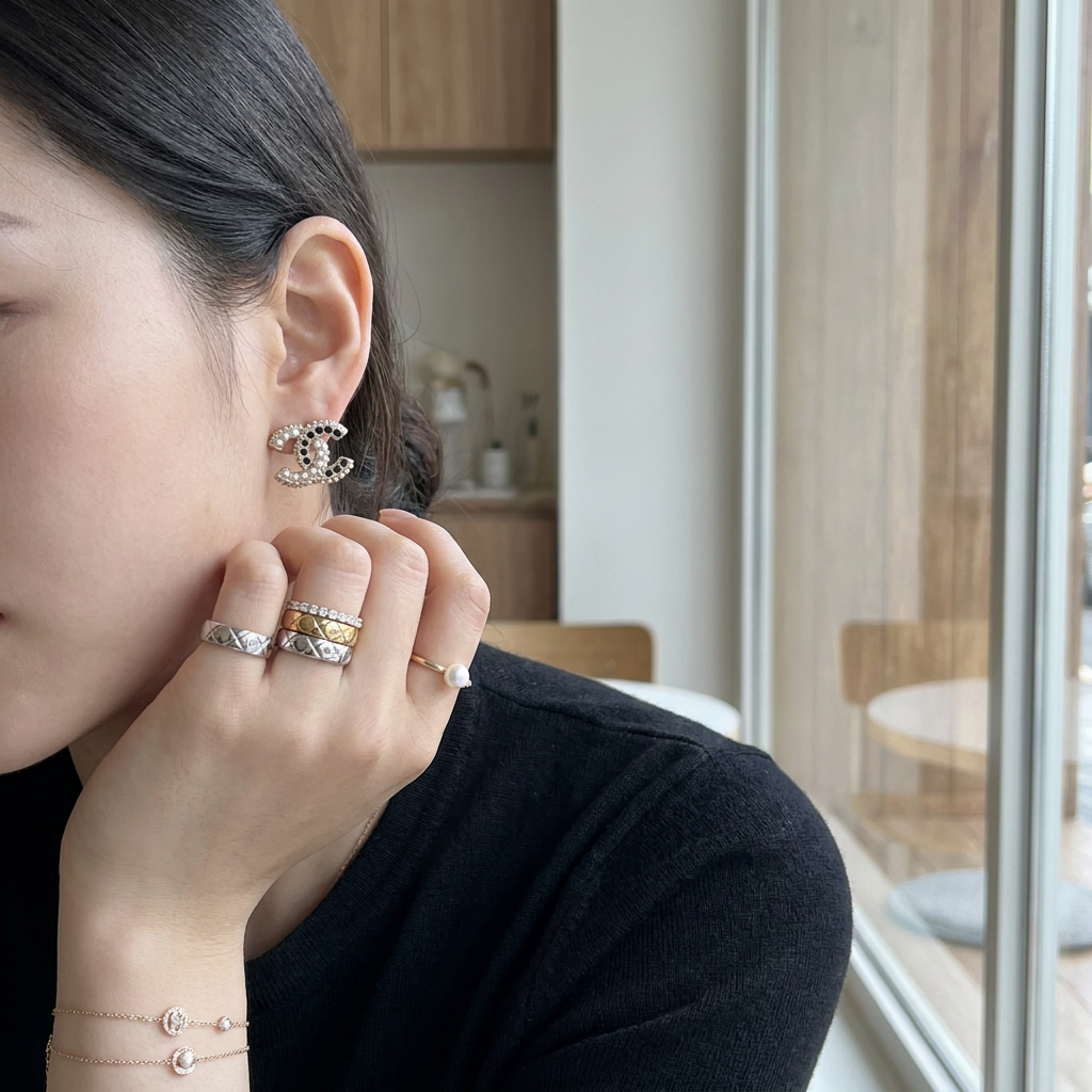 【シャネル】ピアス 0821-1-18