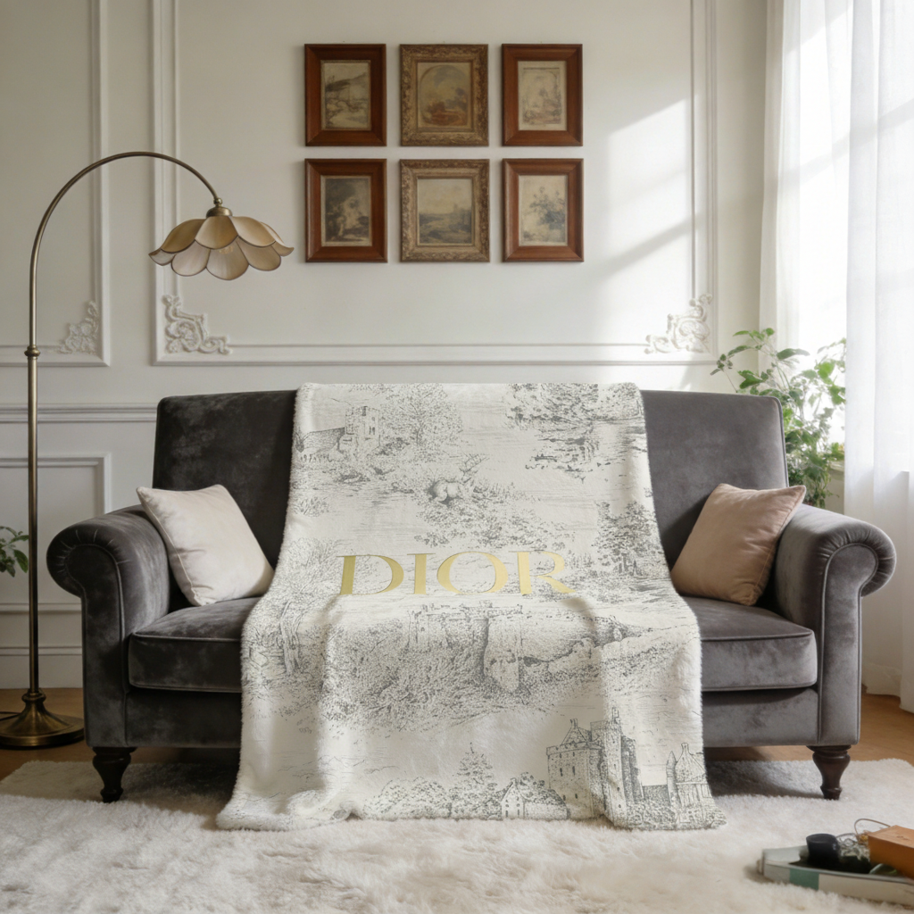 【ディオール】 ブランケット毛布 0721-2-1