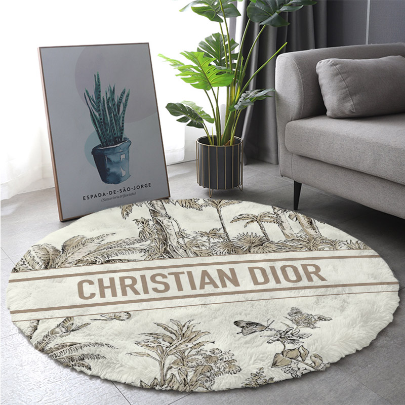 【ディオール】 ラグマット 円形 0721-4-8