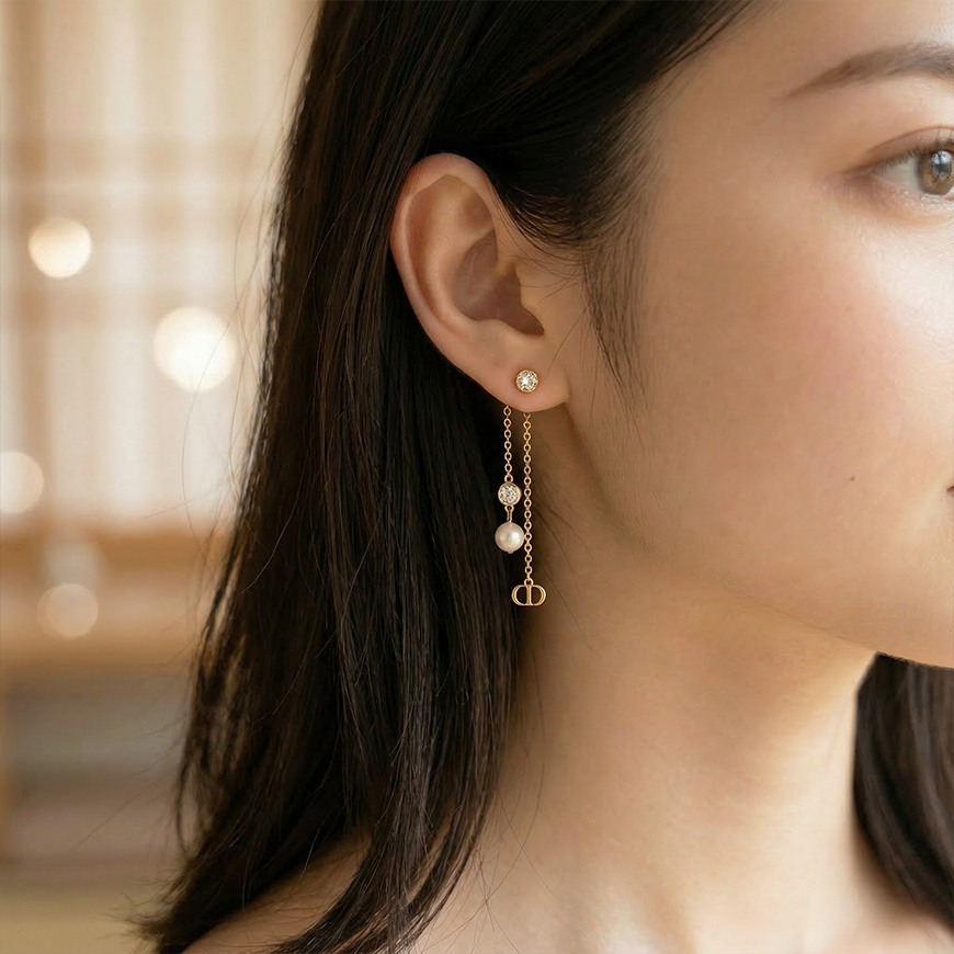 【ディオール】ピアス 0808-1-3-1