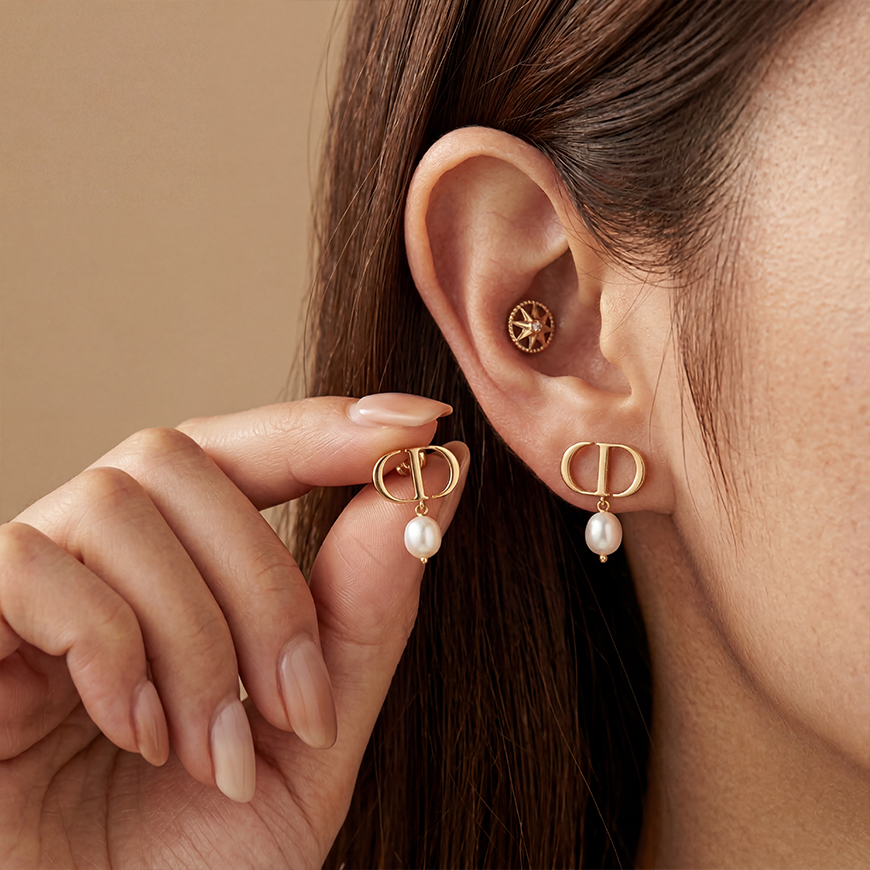 【ディオール】ピアス 0731-1-55