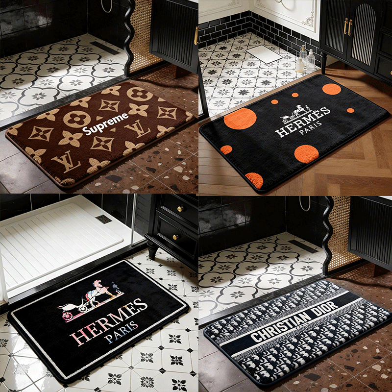 【グッチ】 トイレマット·浴室マット 吸水速乾 1228-3-13