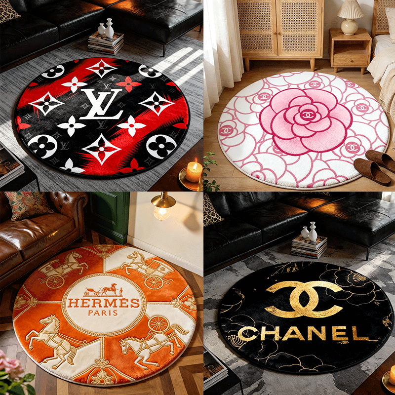 【シャネル】 ラグマット 円形 26017-50