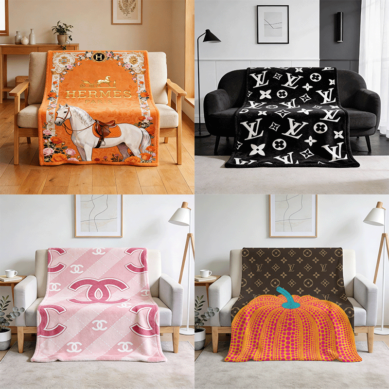 【エルメス】 ブランケット毛布 26018-3