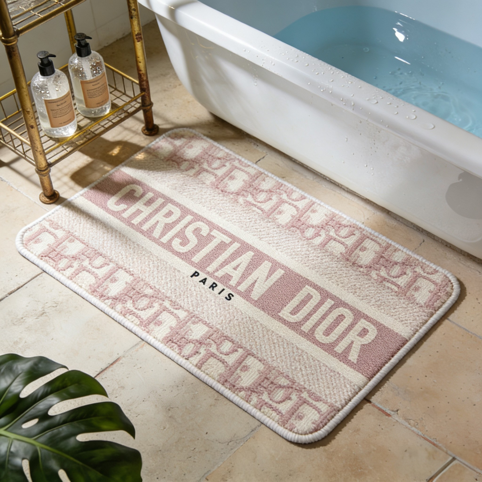 【ディオール】 トイレマット·浴室マット 吸水速乾 0831-8-92-1