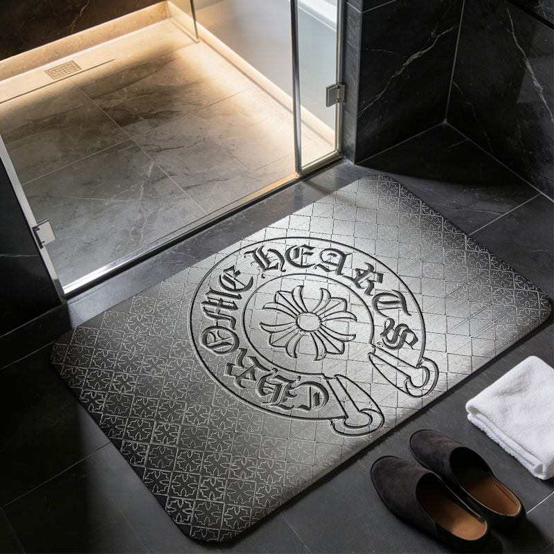 【クロムハーツ】 トイレマット·浴室マット 吸水速乾 0326-5-4