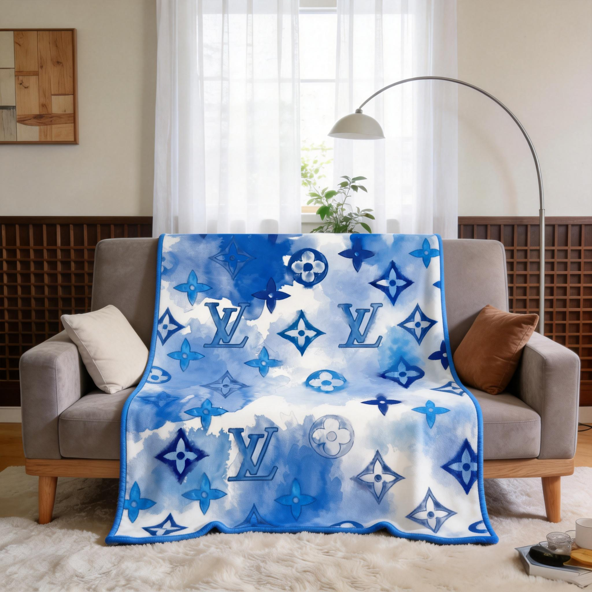 【ルイヴィトン】 ブランケット毛布 1122-5-10-1