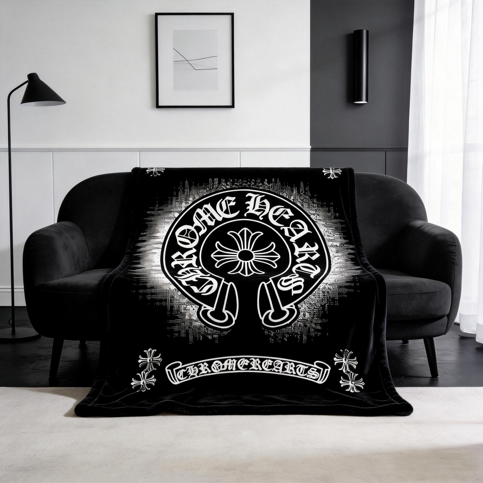 【クロムハーツ】 ブランケット毛布 0928-1-4