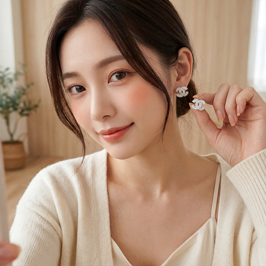 【シャネル】ピアス Mini 26-0310-1