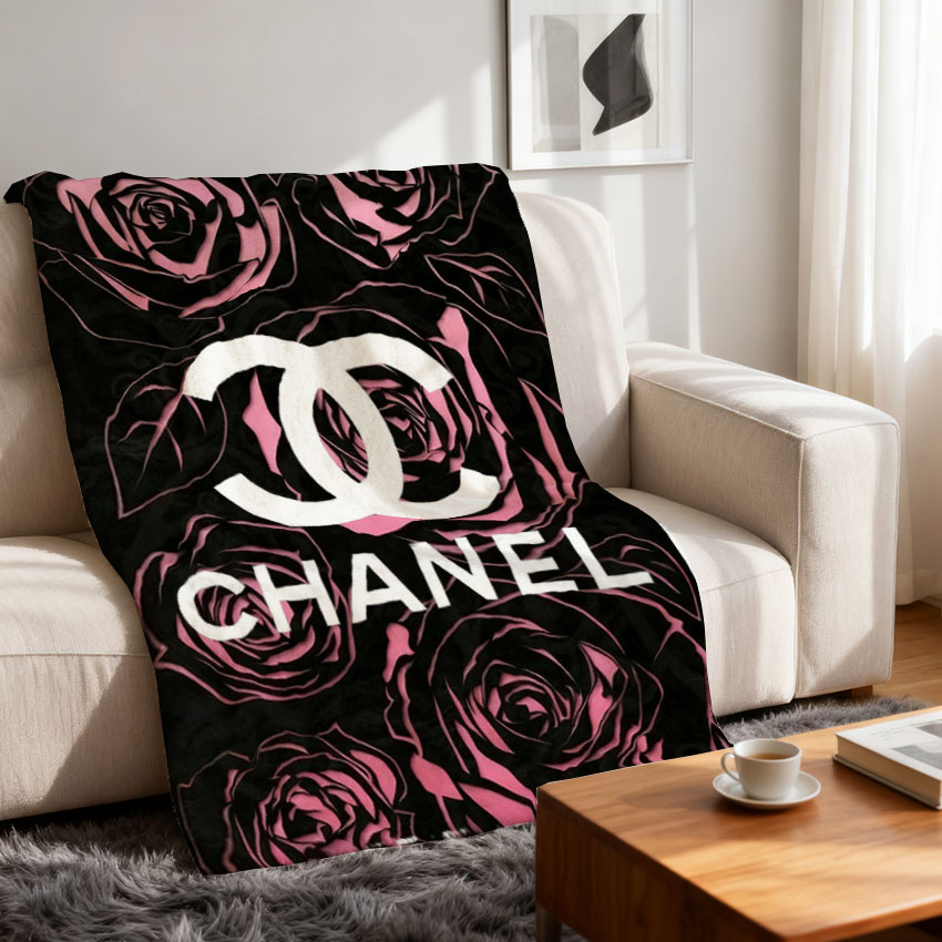 【シャネル】 ブランケット毛布 1030-1-9