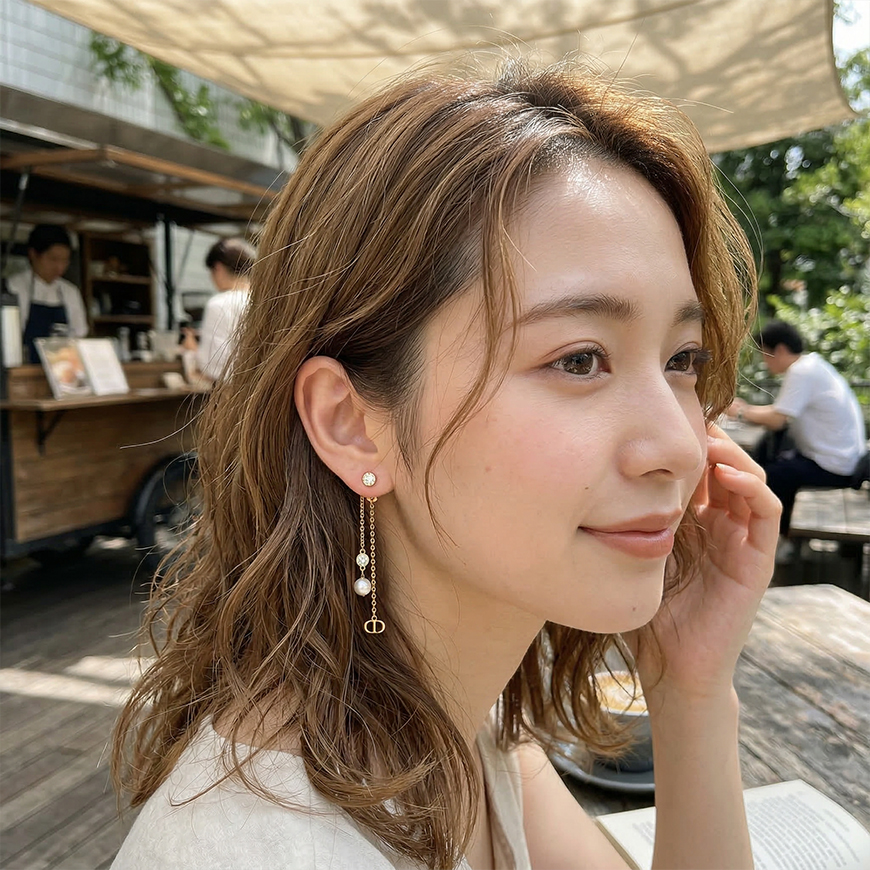 【ディオール】ピアス 0808-1-3