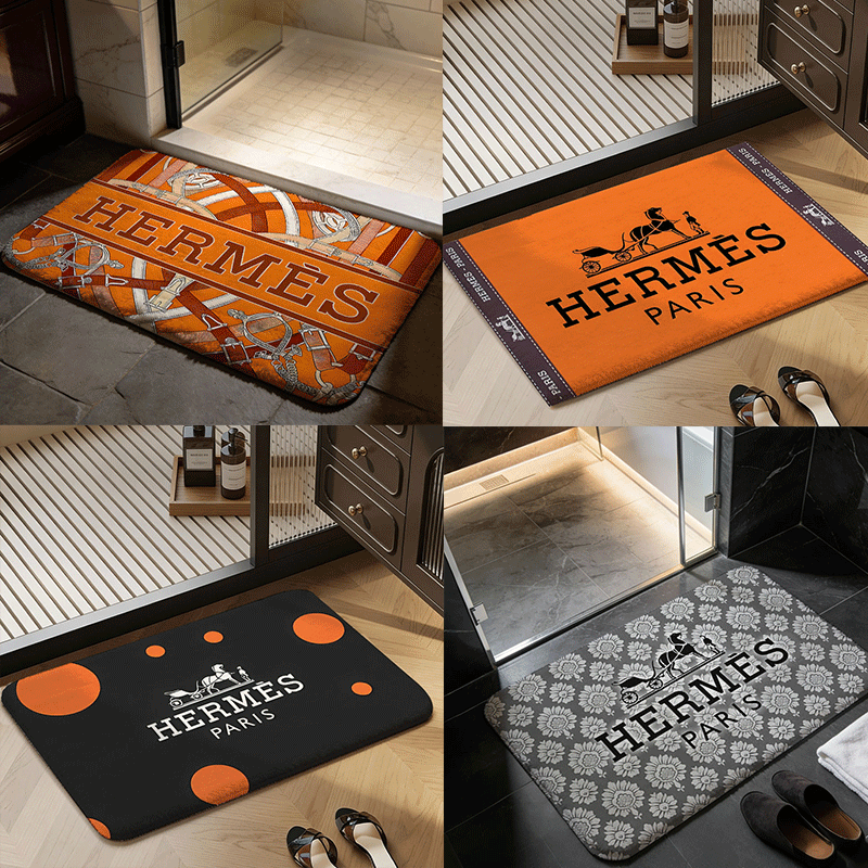 【エルメス】 トイレマット·浴室マット 吸水速乾 0821-4-25-1