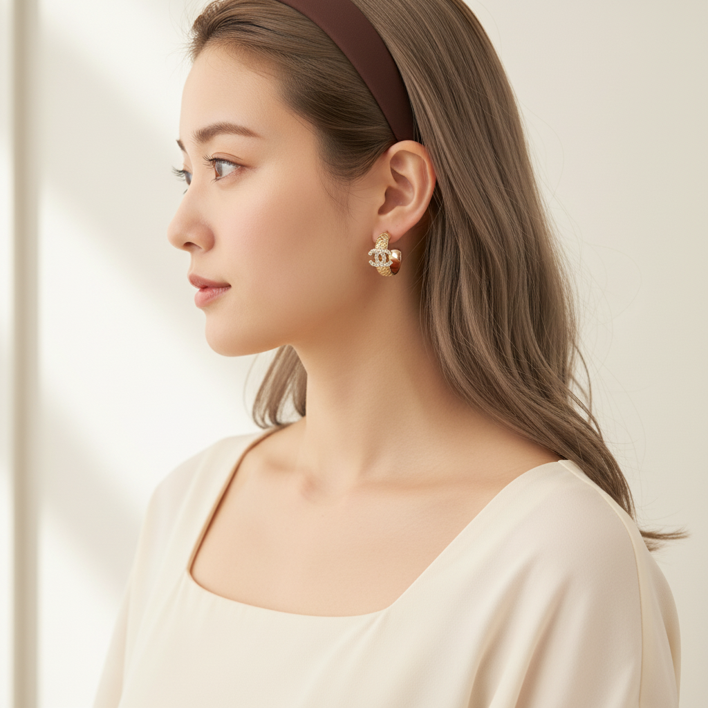 【シャネル】ピアス 724-3