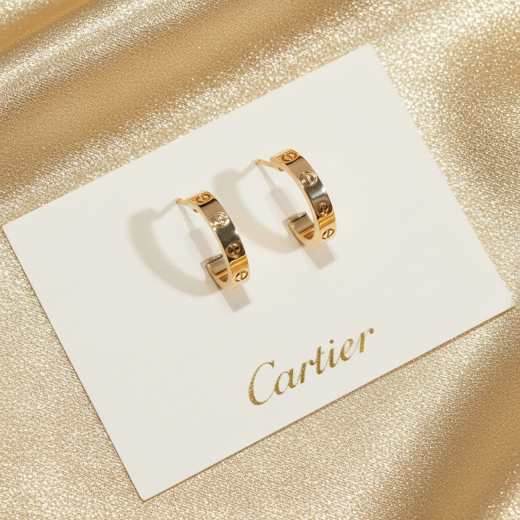 【カルティエ】ピアス  730-2