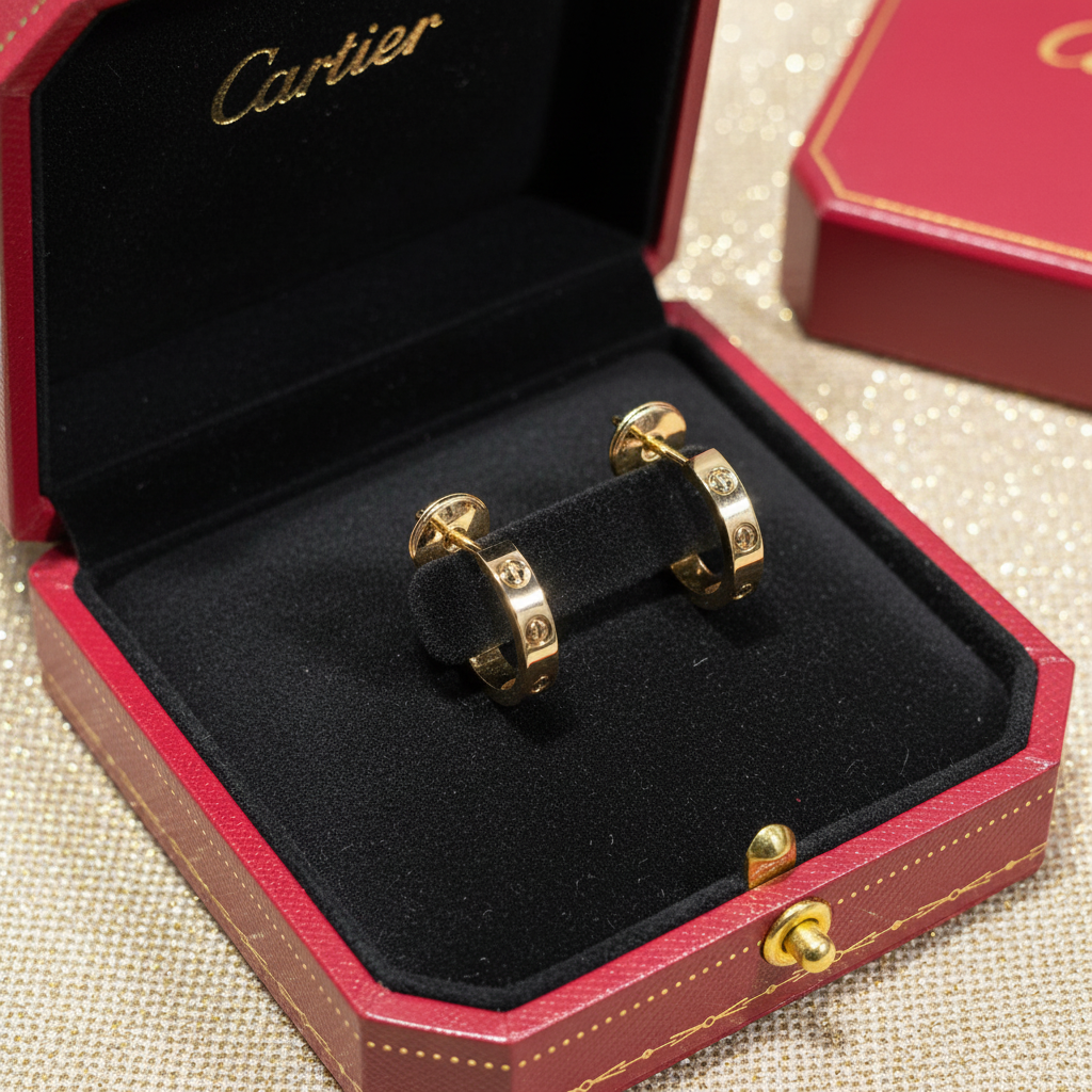 【カルティエ】ピアス  730-2