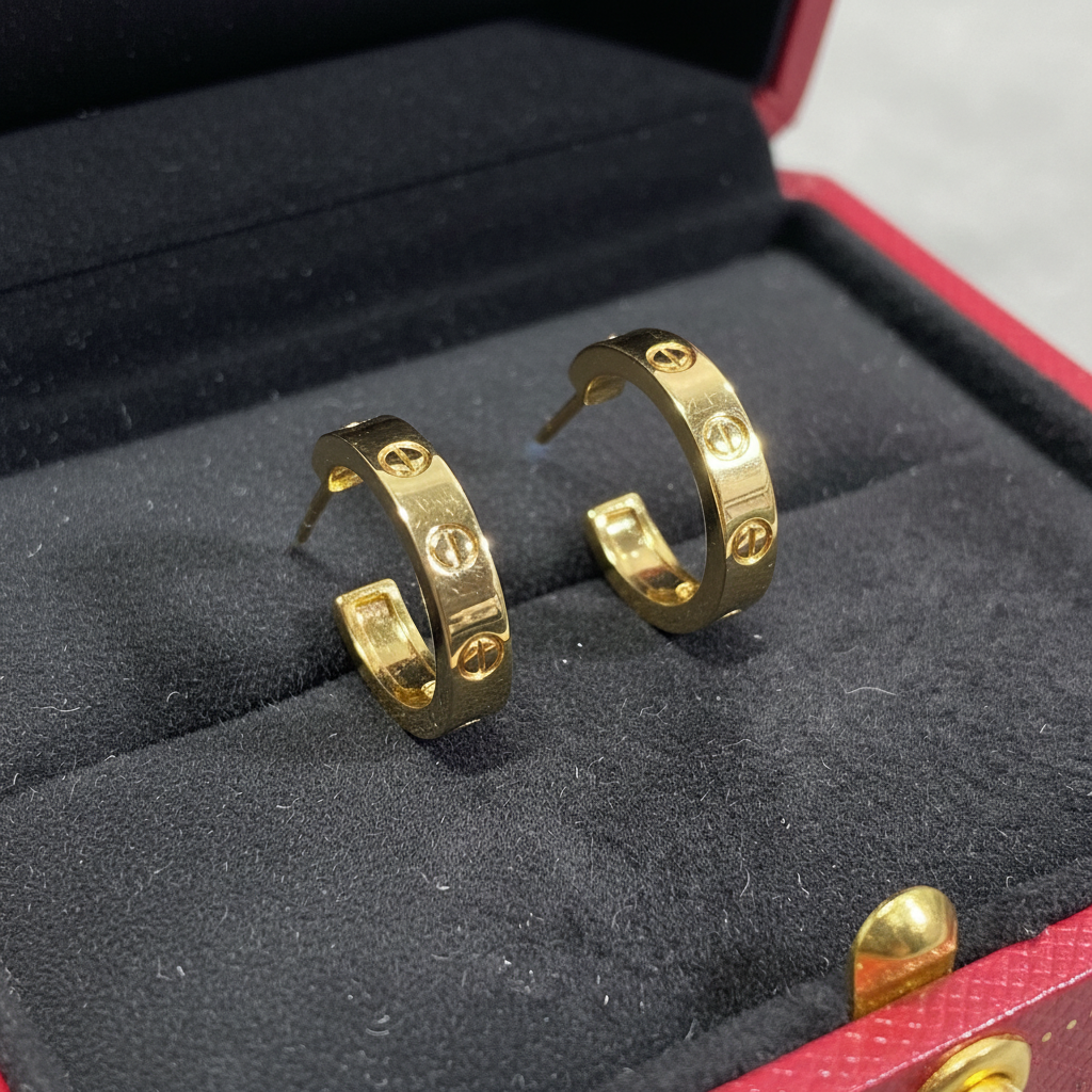 【カルティエ】ピアス  730-2