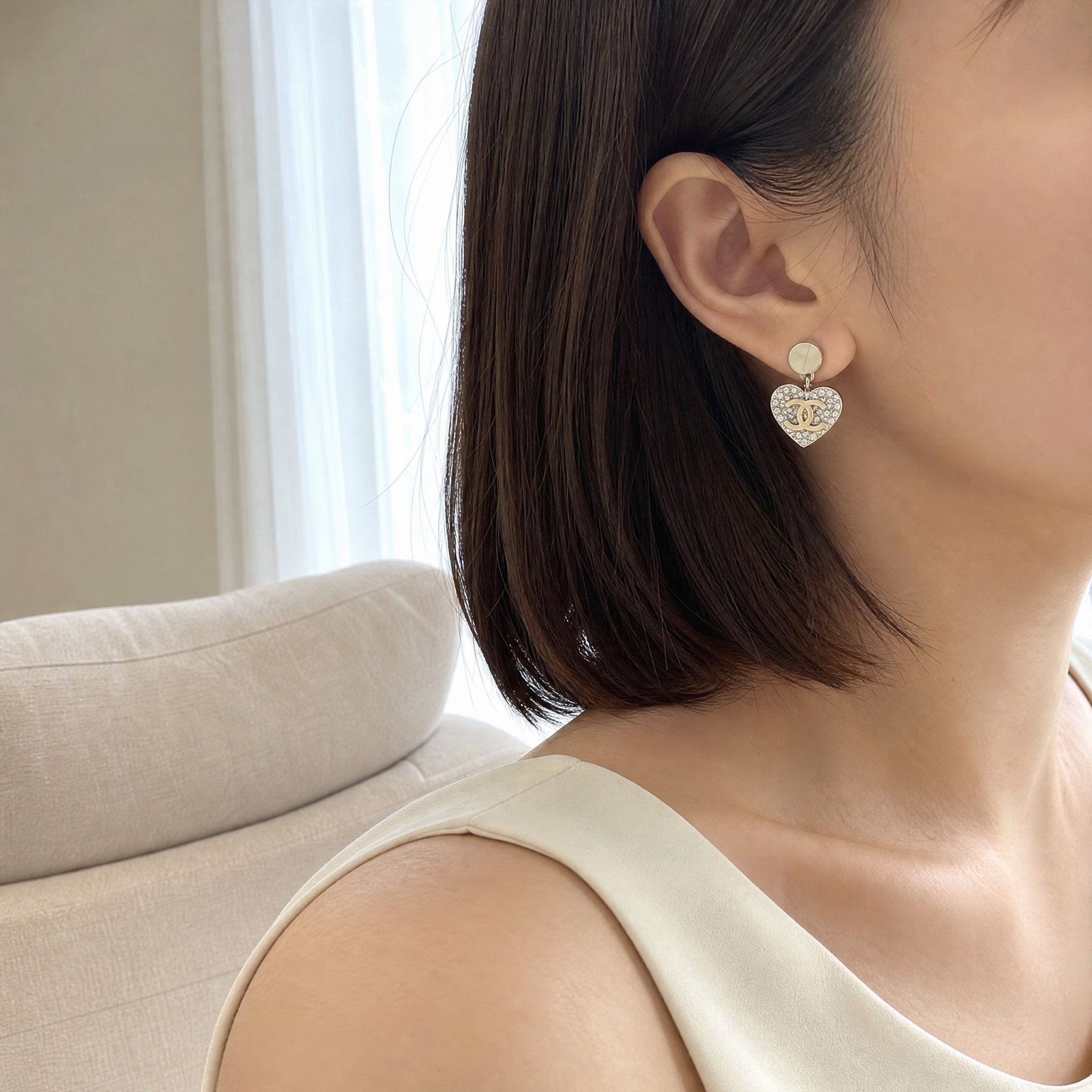 【シャネル】ピアス 26087-8