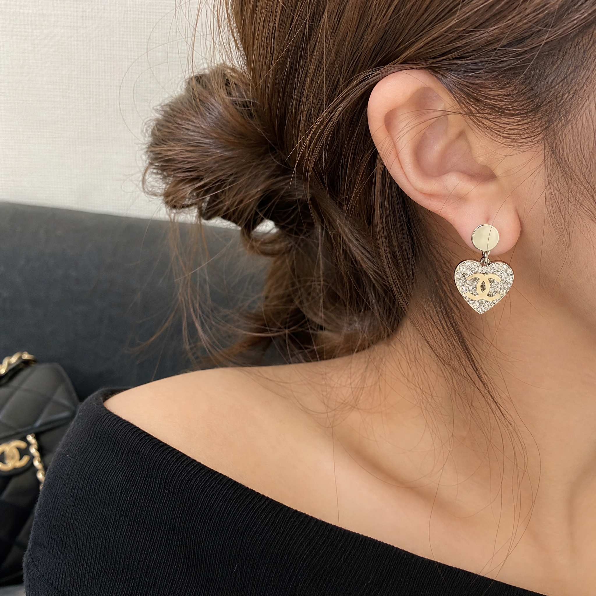 【シャネル】ピアス 26087-8